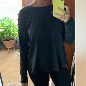 Backless exercise top